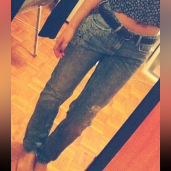 H&M Denim Boyfriend Jeans (Size 25) - Picture 8 of 9